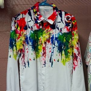 Men's button-up dress shirt